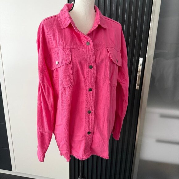 Elon- Dolly Jacket- Pink - Picture 2 of 5